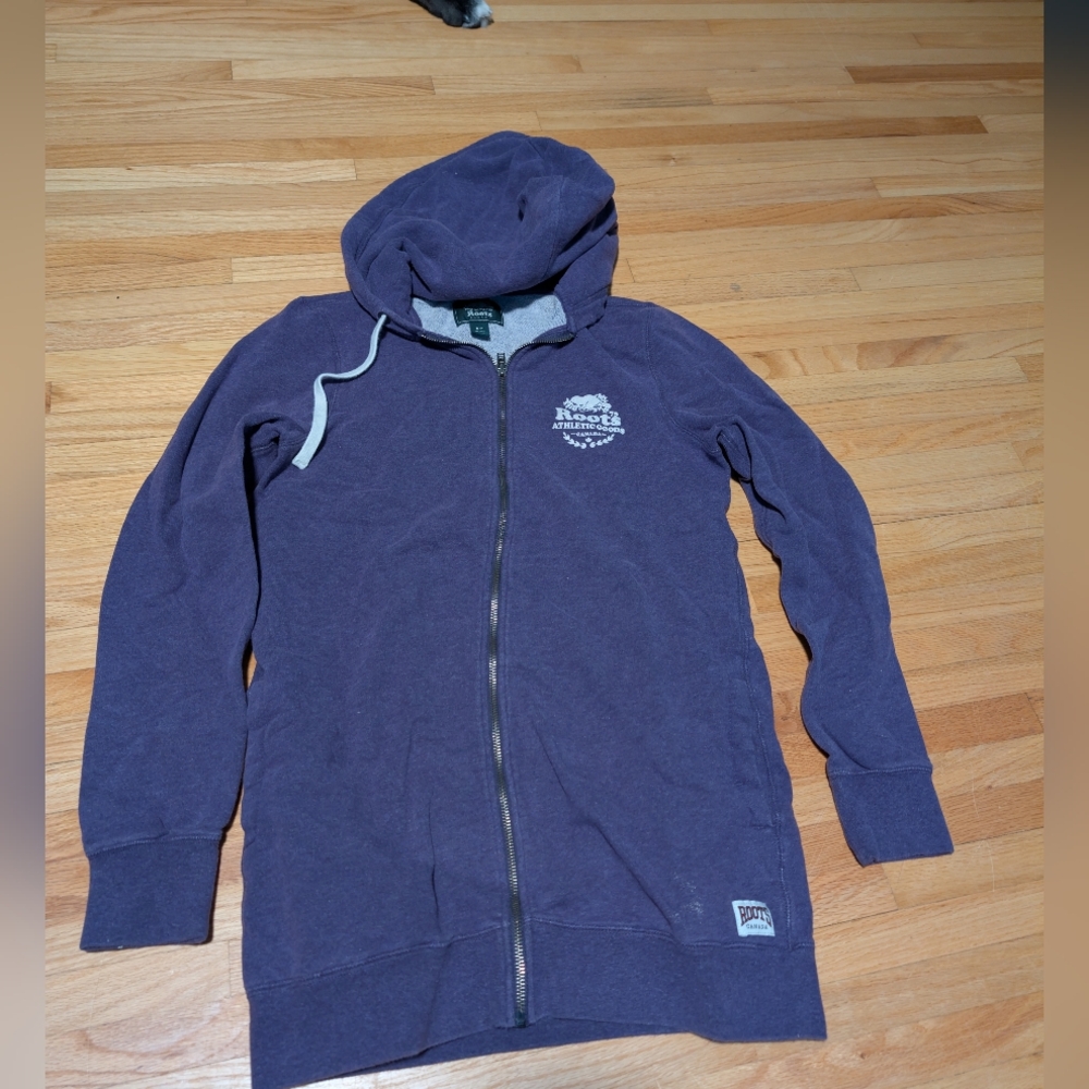 Roots Deep Purple Zip-Up Hoodie